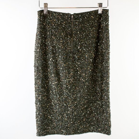 Alice + Olivia Ramos Army Embellished Skirt - Picture 3 of 10